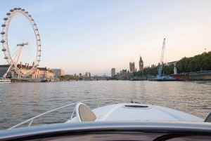 London: 2 timers privat leie av luksusyacht på Themsen