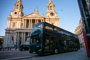 Londres: Comida de 4 platos en autobús de lujo