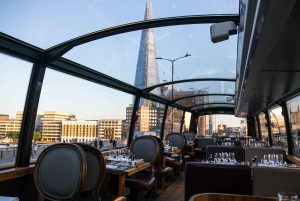 Londen: Lunch Tour van 4 gangen per luxe touringcar