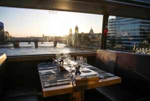Londen: Lunch Tour van 4 gangen per luxe touringcar
