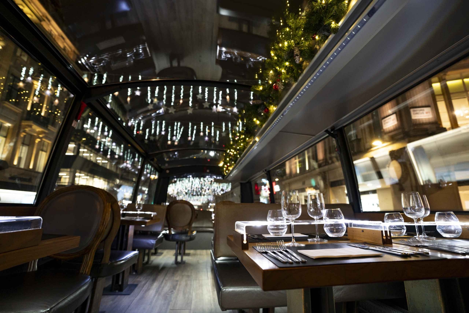 London: 6-rätters lyxig middag busstur