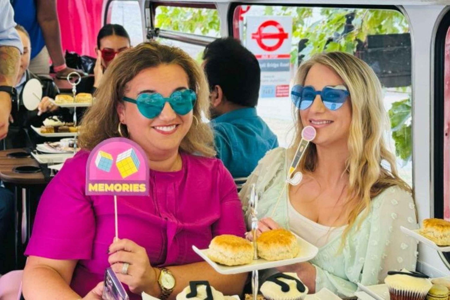 London: ABBA Themed Afternoon Tea Bus with Prosecco