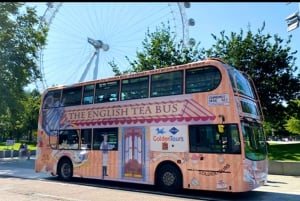 Londres : Afternoon Tea Bus avec un verre de Prosecco