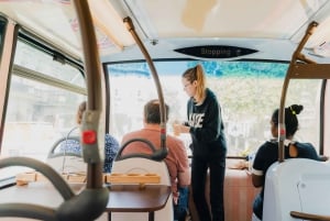 Londyn: Podwieczorek w autobusie z kieliszkiem Prosecco