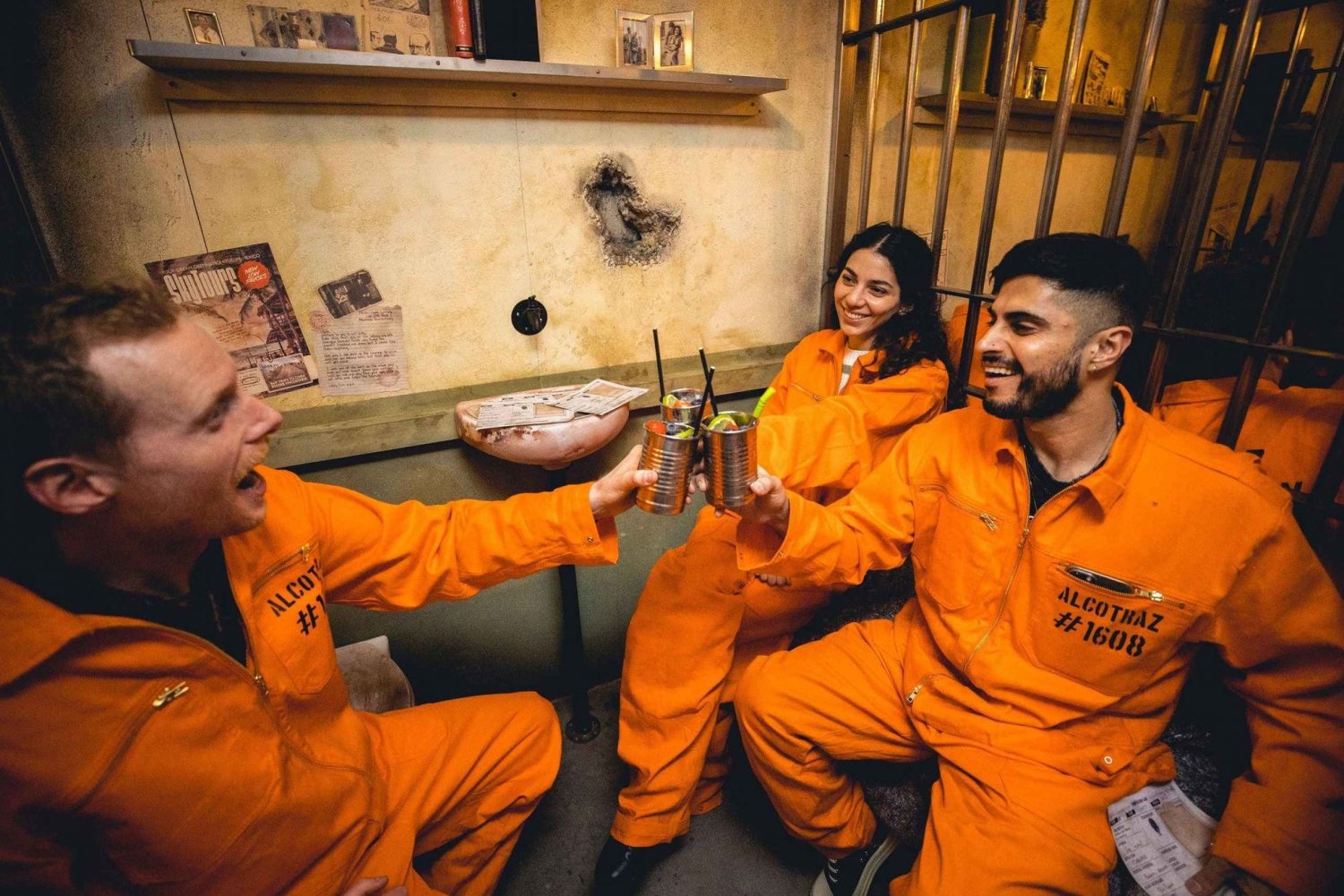 Londres: Ingresso para a experiência imersiva de coquetel na prisão Alcotraz