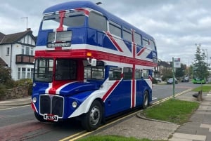 London: Julbelysningstur med vintagebuss