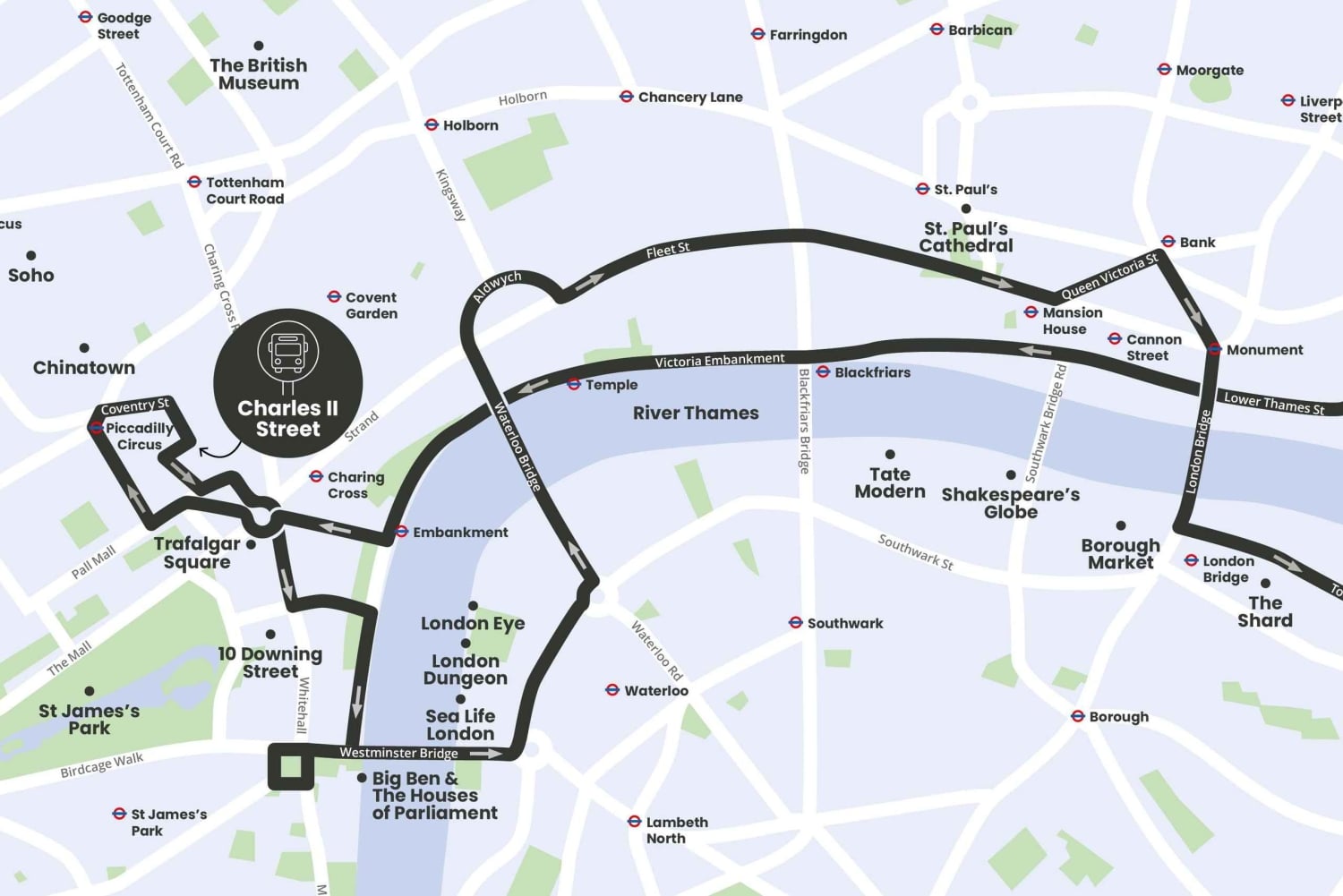 London: Barbusstur med Tootbus