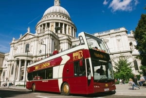 Londres: Tour de ônibus hop-on hop-off com opção de cruzeiro guiado pelo rio