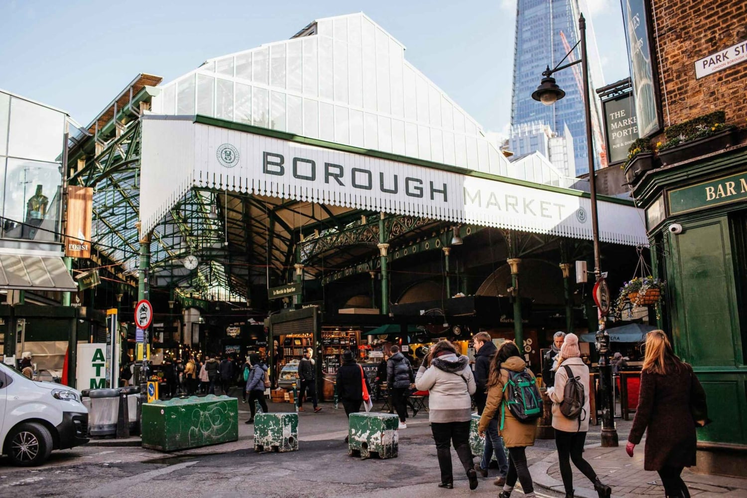 London: mattur på Borough Market med lokal guide