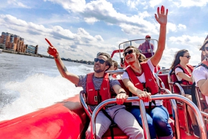 Lontoo: Break the Barrier Speed Boat Ride (Nopea veneajelu)