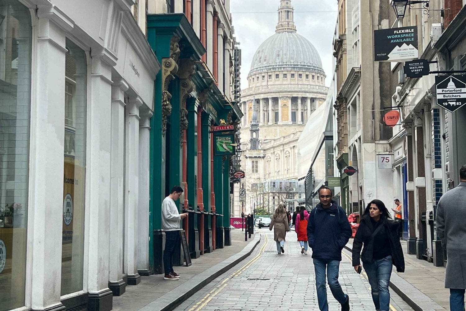 London : Tour durch den ältesten Teil der Stadt.