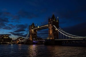 Tour particular da luz noturna das pontes de Londres