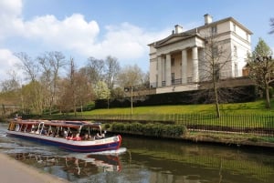 ロンドン：カムデンロックの運河ボート乗船