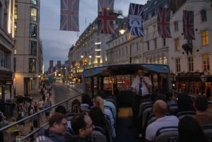 Londres: Tour nocturno en autobús de las luces de Navidad con guía en directo