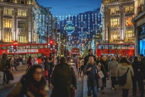 Londres: Tour nocturno en autobús de las luces de Navidad con guía en directo