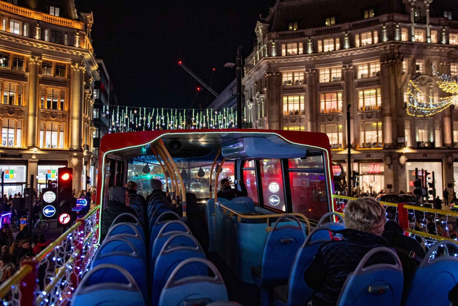 Лондон: рождественская автобусная экскурсия с открытым верхом