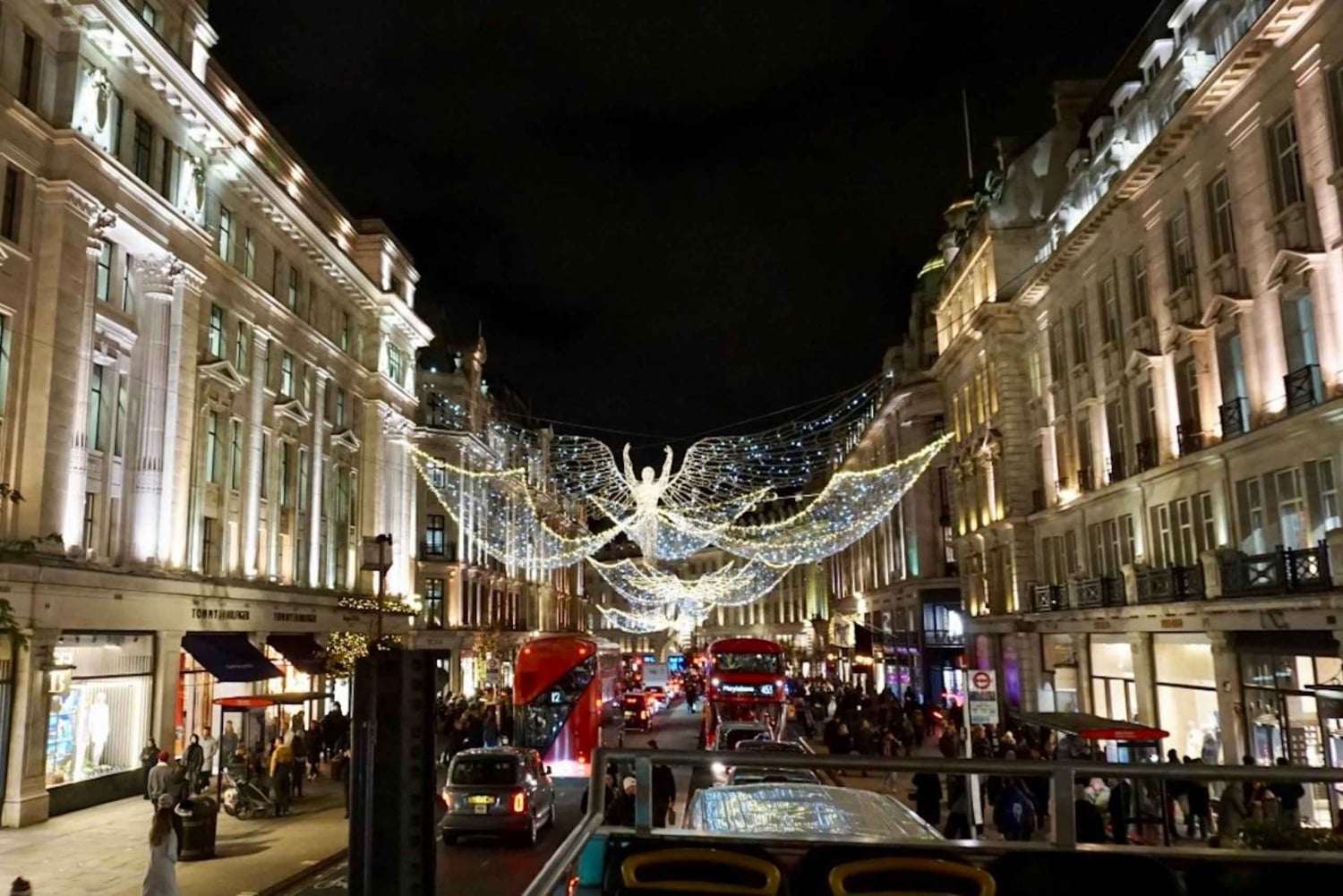 Londyn: wycieczka autobusowa z otwartym dachem po świątecznie oświetlonym mieście