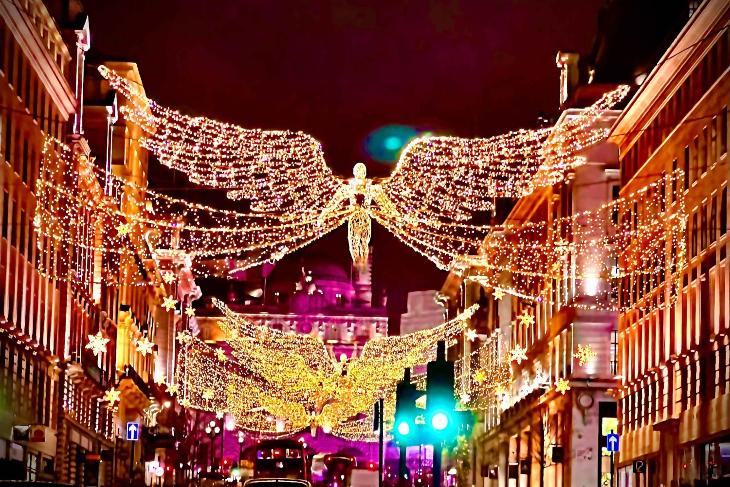 Tour particular de carro pelas luzes de Natal de Londres