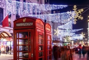 London: Christmas Lights Private Taxi Tour