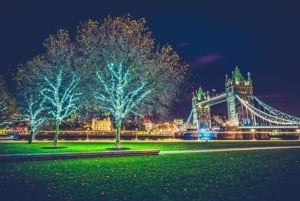 London: Christmas Lights Private Taxi Tour