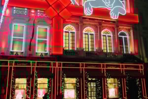 London: Privat tur med julbelysning med ikonisk London-taxi