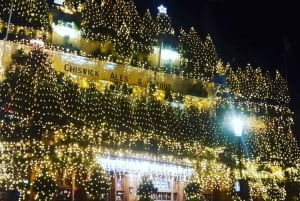 London: Privat tur med julbelysning med ikonisk London-taxi