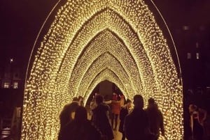 London: Privat tur med julbelysning med ikonisk London-taxi