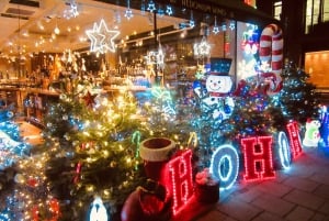 London: Privat tur med julbelysning med ikonisk London-taxi