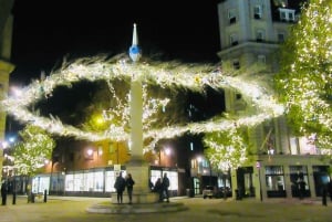 London: Privat tur med julbelysning med ikonisk London-taxi