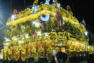 London: Privat tur med julbelysning med ikonisk London-taxi