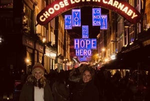 London: Privat tur med julbelysning med ikonisk London-taxi