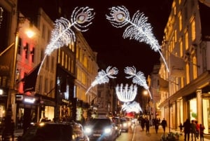 London: Privat tur med julbelysning med ikonisk London-taxi