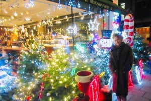 London: Privat tur med julbelysning med ikonisk London-taxi