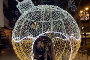 London: Privat tur med julbelysning med ikonisk London-taxi