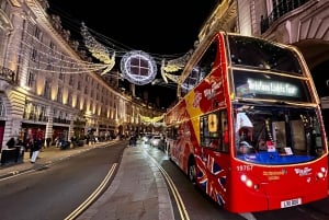 London: Weihnachtsbeleuchtung-Sightseeingtour im offenen Bustour