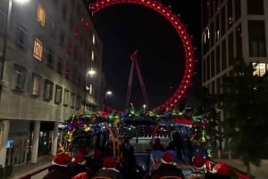 London: Weihnachtsbeleuchtung-Sightseeingtour im offenen Bustour