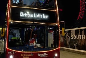 London: Weihnachtsbeleuchtung-Sightseeingtour im offenen Bustour
