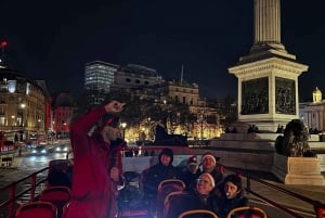 London: Weihnachtsbeleuchtung-Sightseeingtour im offenen Bustour