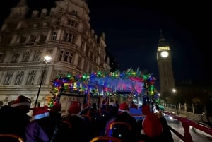 London: Weihnachtsbeleuchtung-Sightseeingtour im offenen Bustour