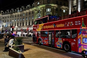 London: Weihnachtsbeleuchtung-Sightseeingtour im offenen Bustour