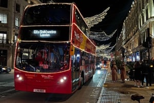 London: Weihnachtsbeleuchtung-Sightseeingtour im offenen Bustour