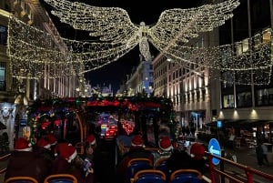 London: Weihnachtsbeleuchtung-Sightseeingtour im offenen Bustour