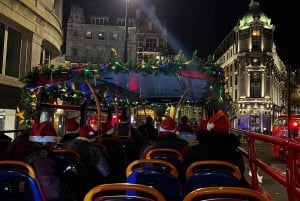 London: Weihnachtsbeleuchtung-Sightseeingtour im offenen Bustour