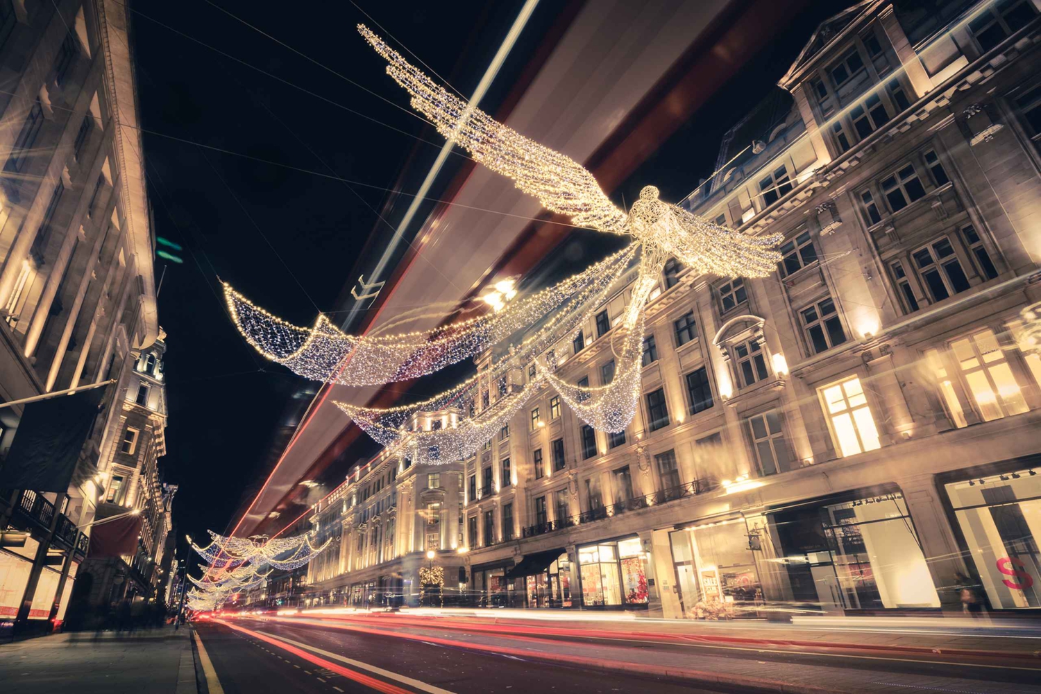 Londen: Kerstlichtjestour met een oude dubbeldekkerbus