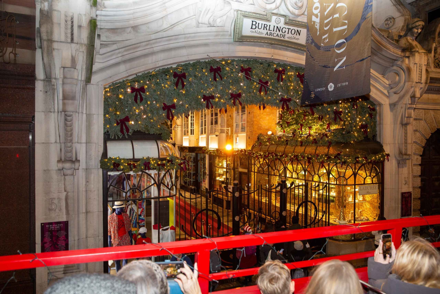 Londen: Kerstlichtjestour met een oude dubbeldekkerbus