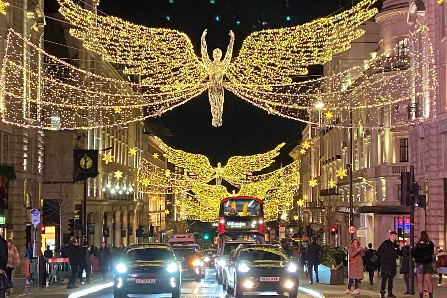 Londen: Kerstlichtjestour met een oude dubbeldekkerbus