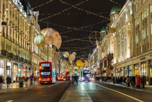 Londen: Kerstlichtjestour met een oude dubbeldekkerbus