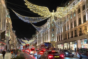 Londen: Kerstlichtjestour met een oude dubbeldekkerbus