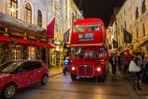 Londen: Kerstlichtjestour met een oude dubbeldekkerbus