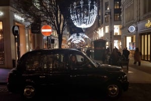 Лондон: тур «Рождественские огни» в черном такси